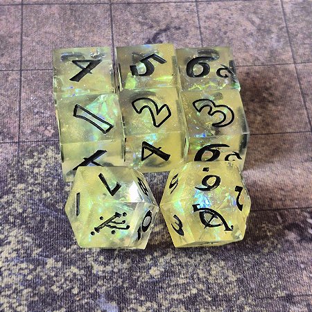 Caelthir - Set Dados RPG - O Um Anel - Entrega Imediata