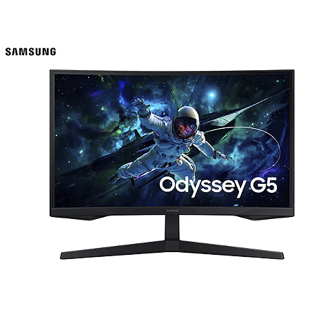 Monitor Gamer Samsung Odyssey G5, QHD 27" 165Hz, 1ms, Freesync - LS27CG552ELMZD Cor Preto
