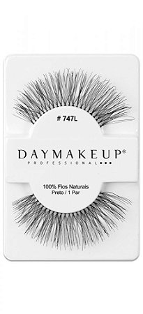 Cilios postiços Daymakeup #747L HUMAN HAIR 100% Fios Naturais