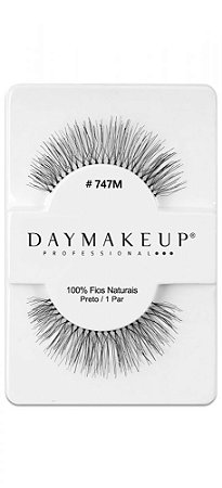 Cilios postiços Daymakeup #747M HUMAN HAIR 100% Fios Naturais