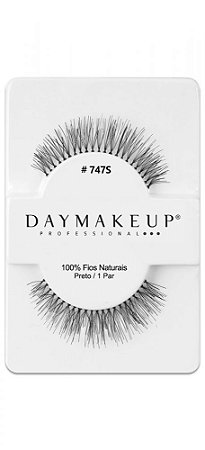 Cilios postiços Daymakeup #747S HUMAN HAIR 100% Fios Naturais