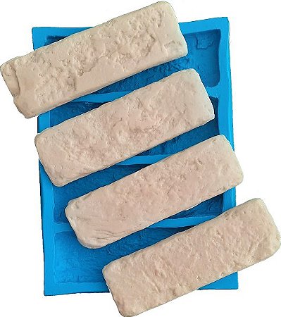 Forma Silicone Para Revestimento 3D - Tijolinho Rustico