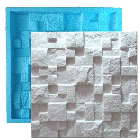 Forma Silicone Para Revestimento 3D - Mosaico Tome