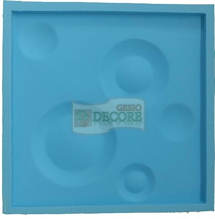 Forma Silicone Para Revestimento 3D - Lunar 29x29 Ref 06