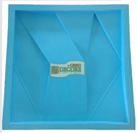 Forma Silicone Para Revestimento 3D - Mini Scaleno 28x28 Ref 38