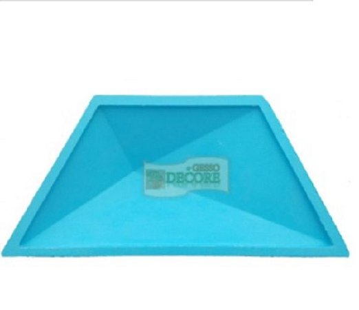 Forma Silicone Para Revestimento 3D - Trapézio 4 linhas 43,5x19,5 Ref 68