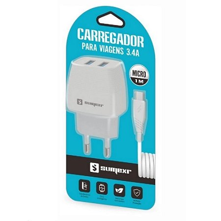 Carregador sumexr Micro (V8) de 1 M.