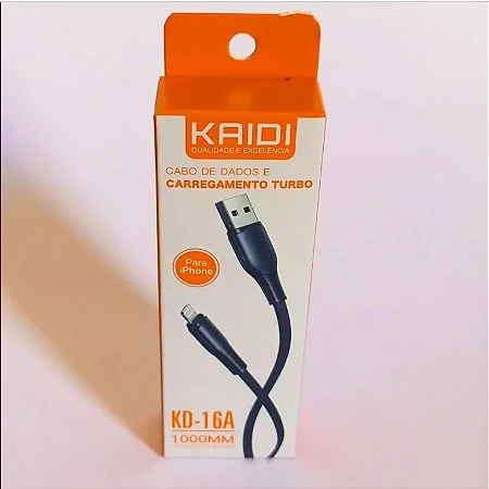 Cabo iphone / 1 Metro / Usb para Lighting / Kaidi Kd-16a