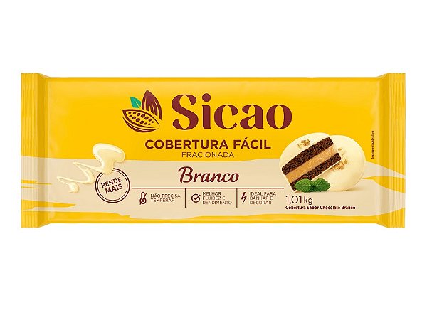 Cobertura Fácil Branco Fracionada 1kg