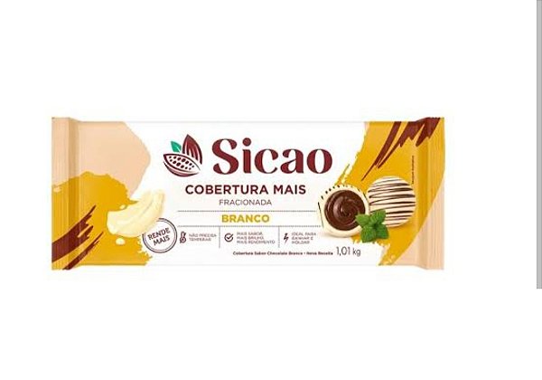 Cobertura Mais Branco Fracionada 1kg