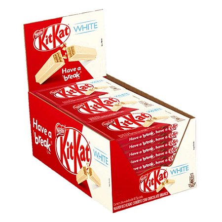 Chocolate KitKat Branco 41,5g c/24 Unidades