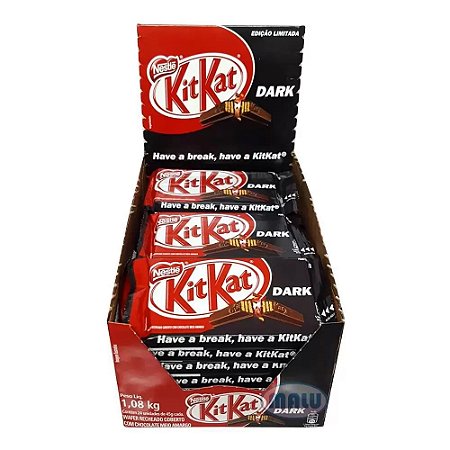 Chocolate KitKat Dark 41,5g c/24 Unidades