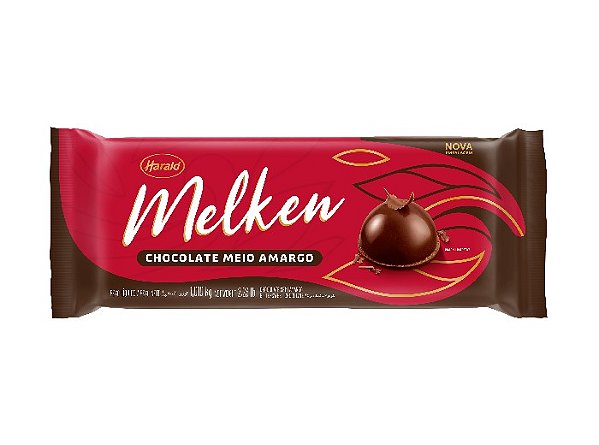 Chocolate Nobre Meio Amargo Melken 1kg