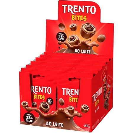 Trento Bites ao Leite 480g (12un x 40g)