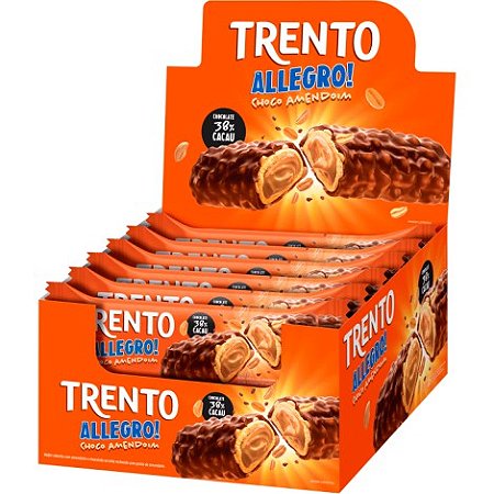 Trento Allegro ao Leite com Amendoim 416g (16un x 26g)