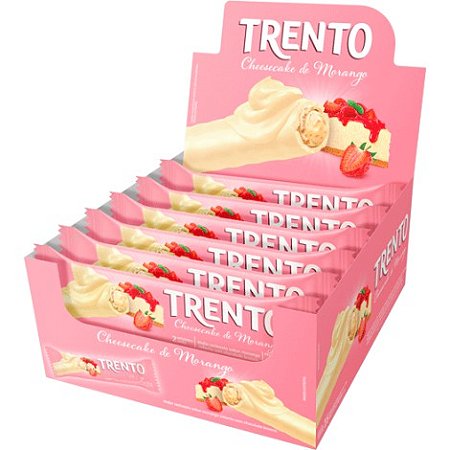 Trento Cheescake de Morango 464g (16un x 29g)