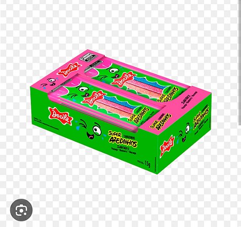 Canudinho Super Azedinhos (12un x 15g) Pêssego/Blueberry/Morango