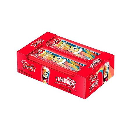 Canudinho Morango Sortido Cítrico 180g (12un x 15g)
