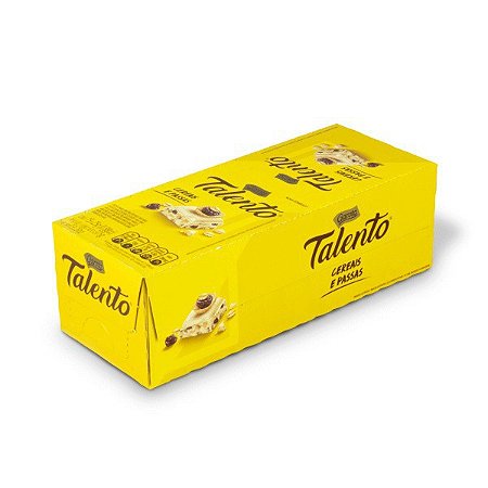 Talento Branco Com Cereais e Uvas Passas (15un x 25g)