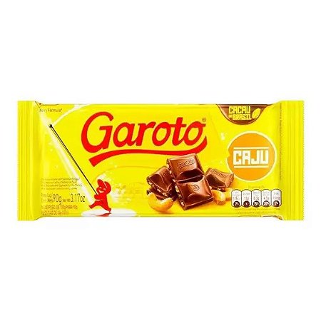 Chocolate com Caju 80g