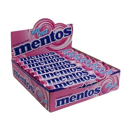 Mentos Tubo Tutti-Frutti (16un x 38g)