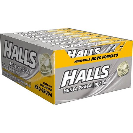 Bala Halls Menta Prata (21un x 28g)