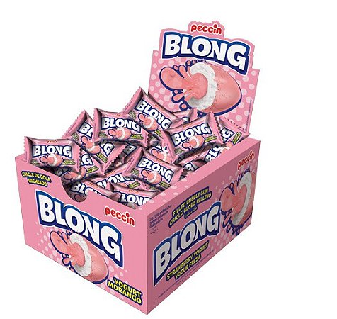 Chiclete Blong Yogurt Morango 40un