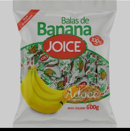 Bala de Banana Joice 600g