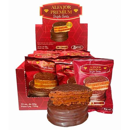 Alfajor Triplo Chocolate (12un)