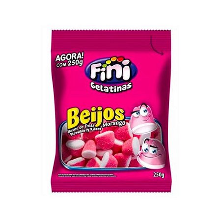 Bala Gelatina Beijo 250g