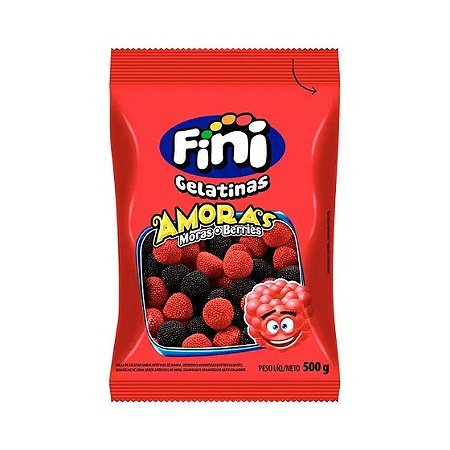 Bala Gelatina Amora 500g