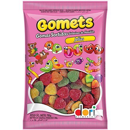 Bala Gomets Coração 700g