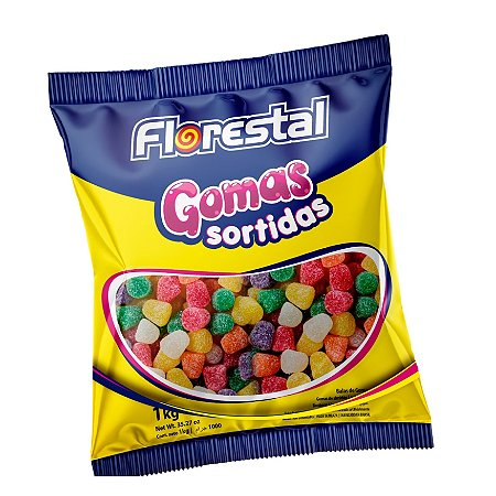 Bala Goma Sortida 1kg