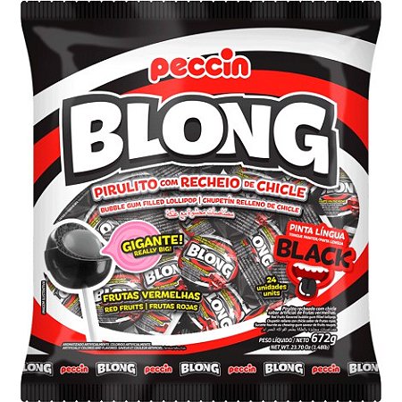 Pirulito Blong Black 672g (24un)