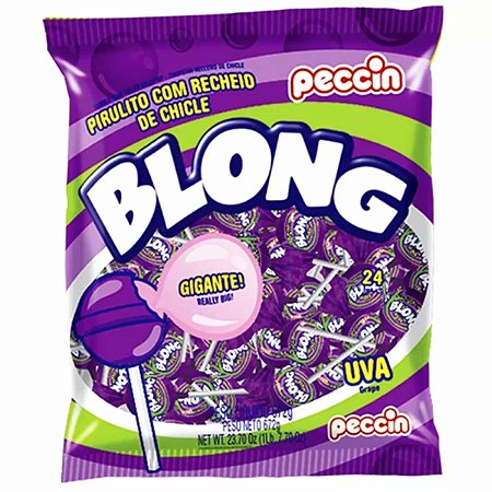 Pirulito Blong Uva 672g (24un)