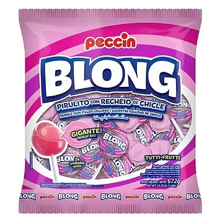 Pirulito Blong Tutti Frutti 672g (24un)