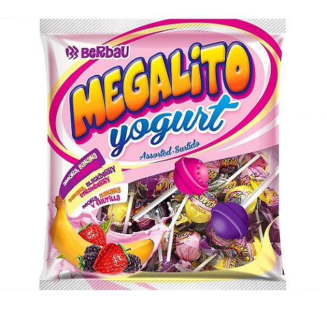 Pirulito Megalito Yogurt 1kg