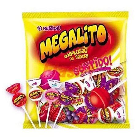Pirulito Megalito Sortido 1kg