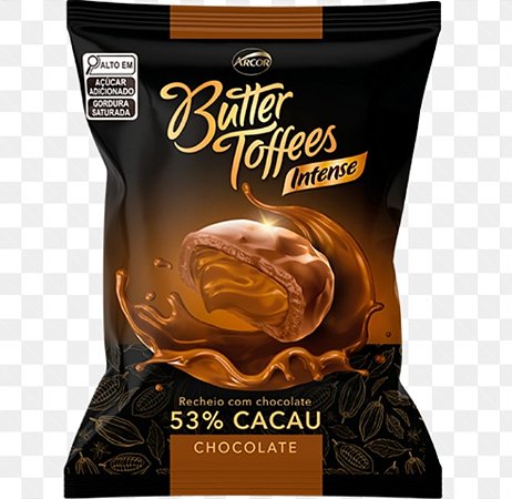 Bala Butter Toffes 53% cacau Chocolate 500g