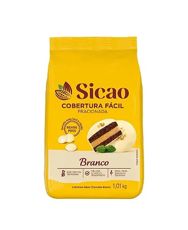 Cobertura Gotas Fácil Branco 1kg