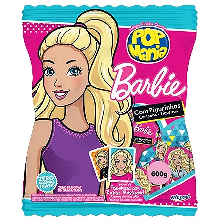 Bala Mastigável Barbie 600g