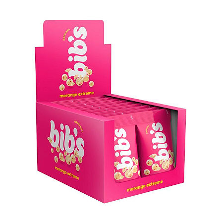 Bib's Morango Extreme 780g (18un x 40g)