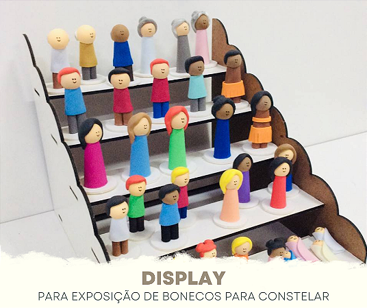 Display para Bonecos de Constelação Familiar