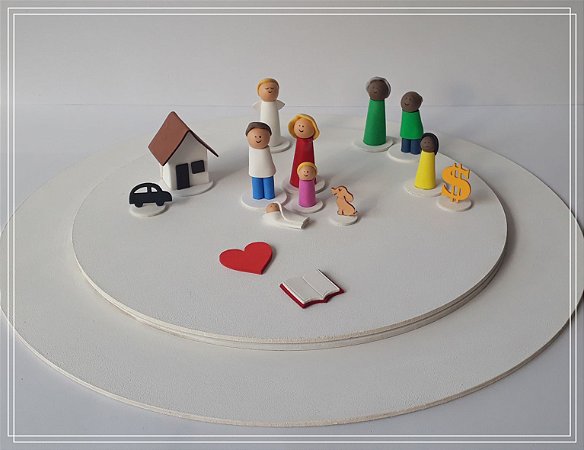 Campo Mórfico Giratório - 40 CM - Branco