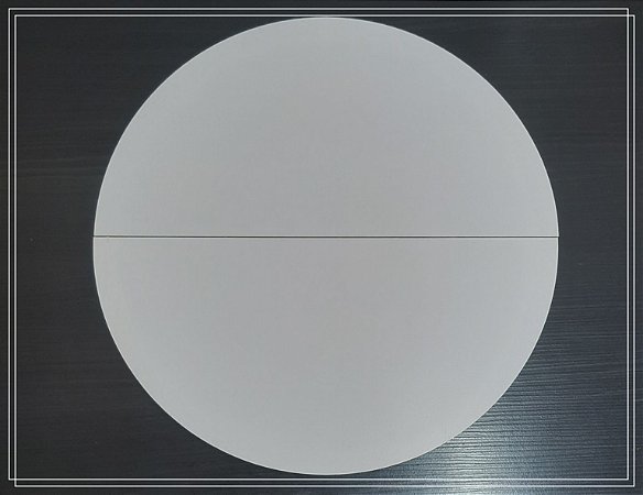 Campo Mórfico Dobrável - 40 CM - Branco