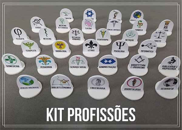 Kit Profissões - 32 peças