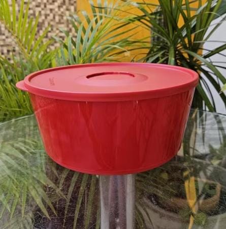 Tupperware Tigela Ilúmina 4,3 Litros Vermelha