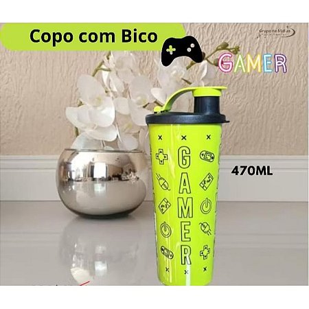 Tupperware Copo com Bico 470ml Gamer