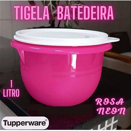 Tupperware Tigela Batedeira 1 litro Rosa