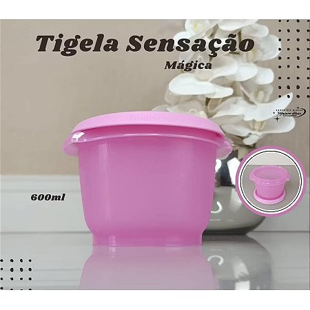 Tupperware Tigela Sensação Mágica 600ml Rosa